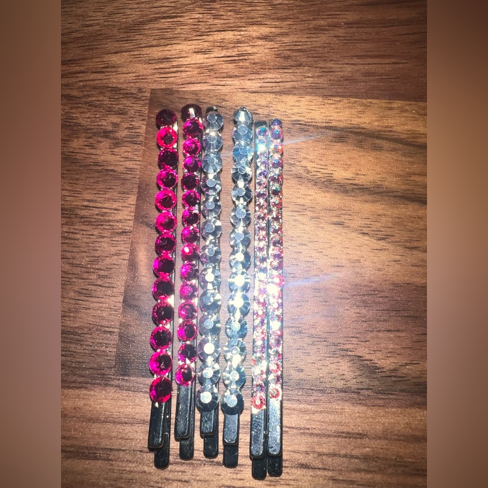 Austrian Crystal Bobby Pin Set - Picture 4 of 4